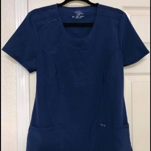 Cherokee Infinity Round Neck Scrub Top